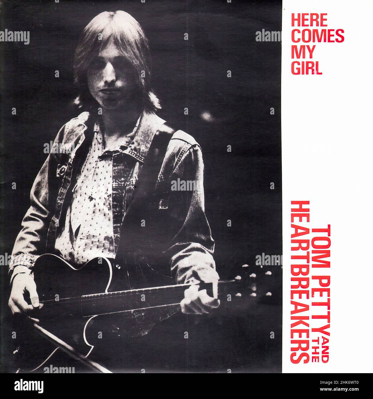 Vintage vinyl record cover -  Petty, Tom - Here Comes My Girl - 10inch Maxi - UK - 1979 Stock Photo