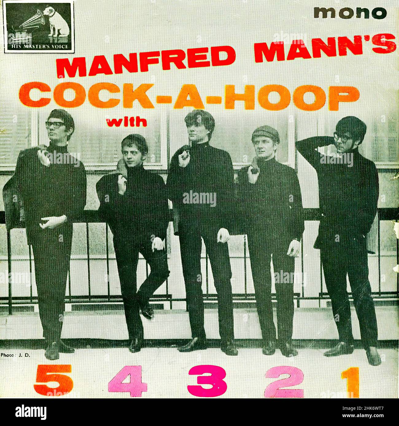 Vintage vinyl record cover - Manfred Mann - Cock A Hoop - EP - UK 