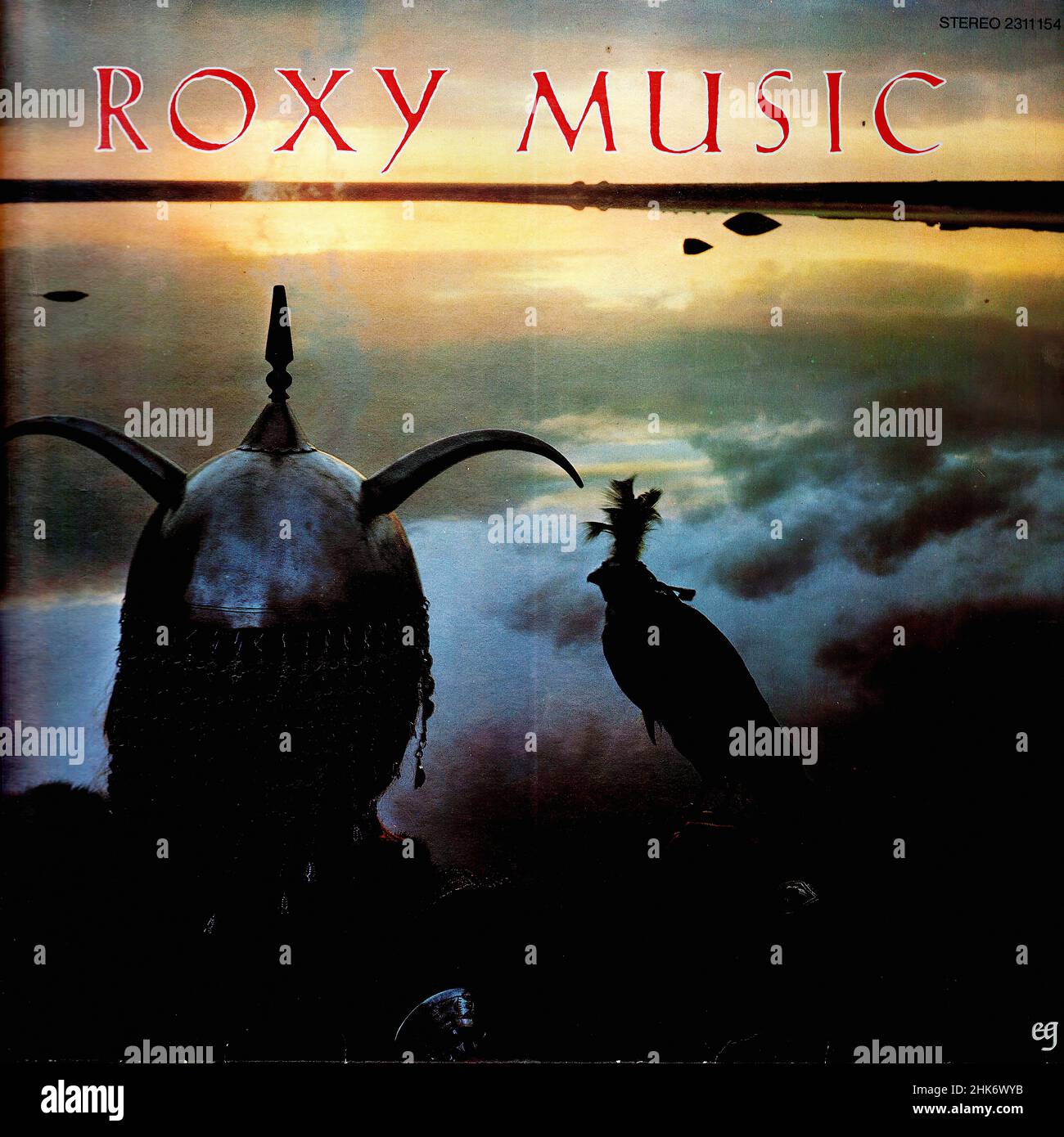 Vintage vinyl record cover - Roxy Music - Avalon - D - 1982 Stock Photo ...