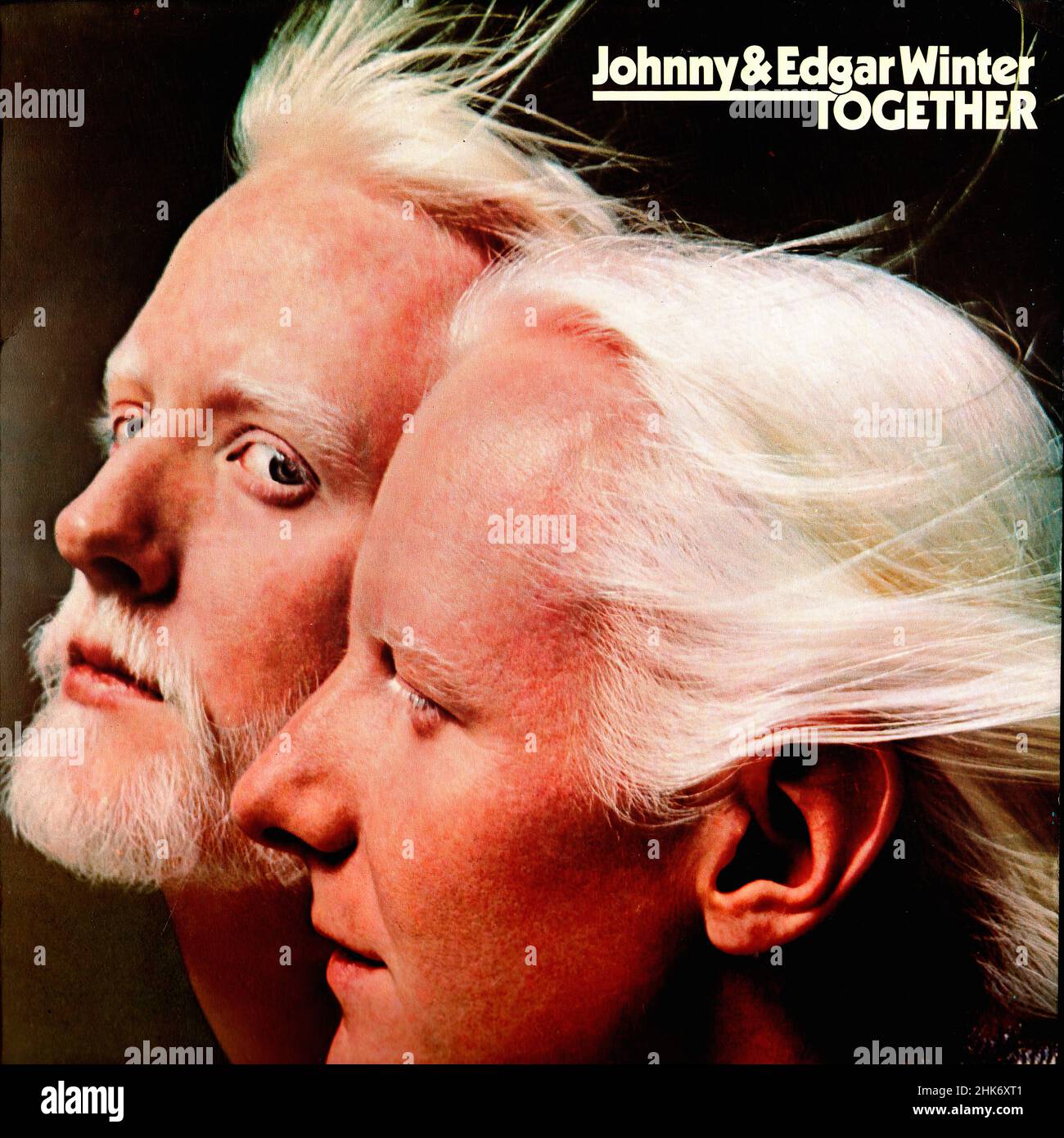 Vintage vinyl record cover - Johnny & Edgar Winter