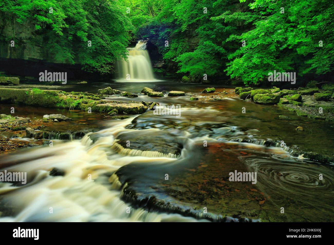 Cauldron Falls, Yorkshire Dales Stock Photo