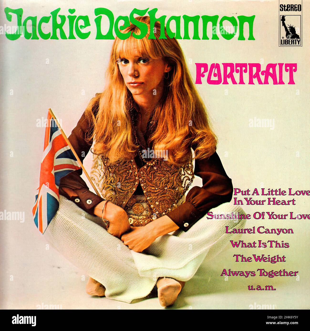 Vintage vinyl record cover - DeShannon, Jackie - Potrait - D - 1968 Stock Photo