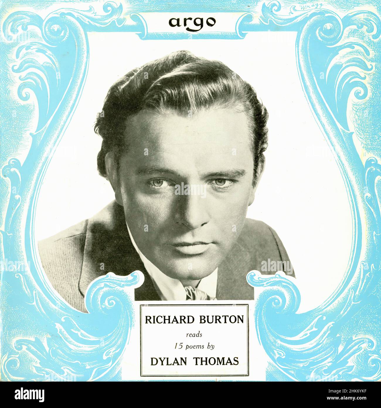 Richard Burton Reads 15 Poems By Dylan Thomas -  Vintage American Comedy Vinyl Album Stock Photo