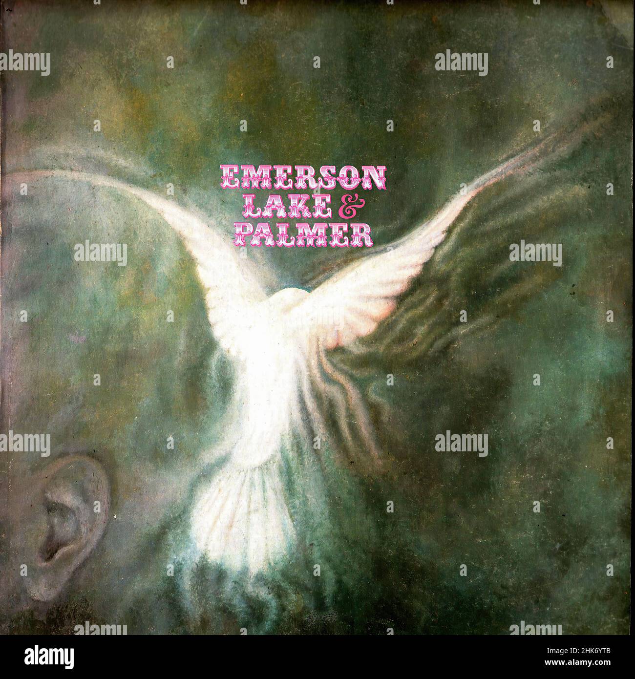 Vintage vinyl record cover Emerson, Lake & Palmer Same First LP