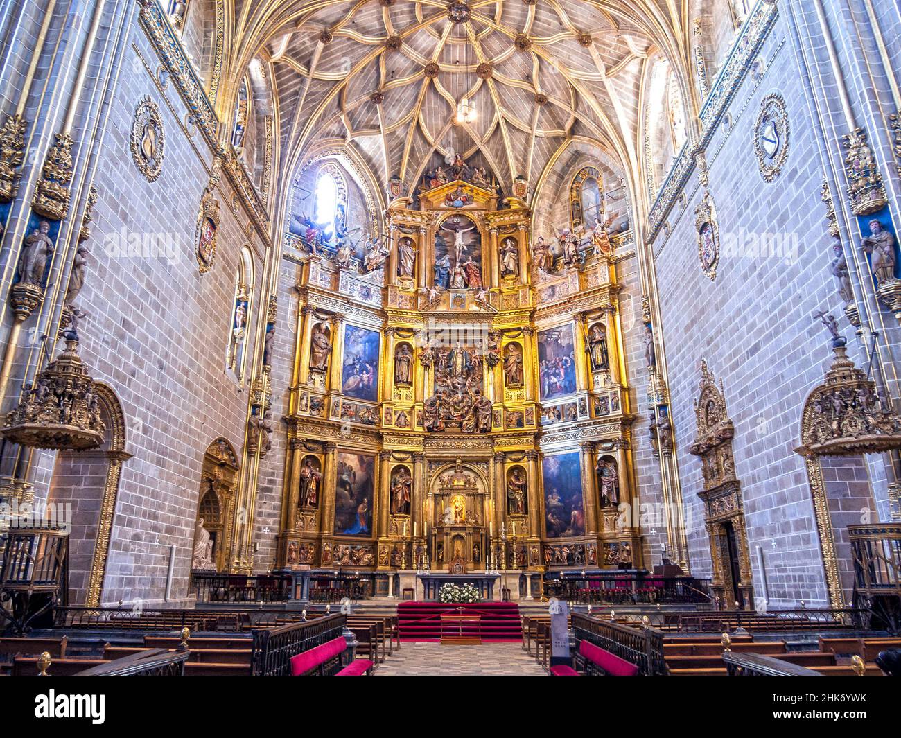 Catedral de Plasencia. Cáceres. Extremadura. España Stock Photo