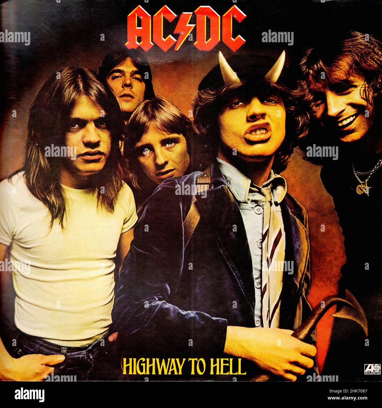 Vintage vinyl record cover - AC-DC - Highway To Hell - D - 1979 Stock Photo  - Alamy