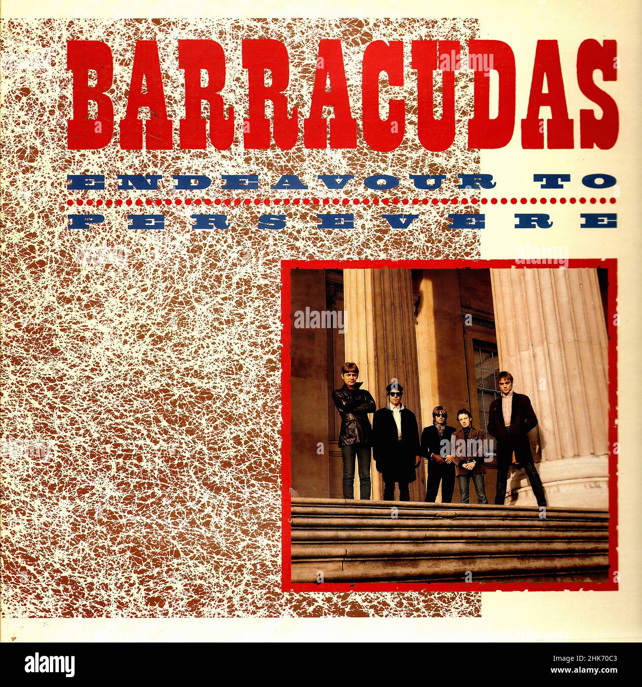 Vintage vinyl record cover - Barracudas, The - Endeavour To Persevere - F - 1984 Stock Photo