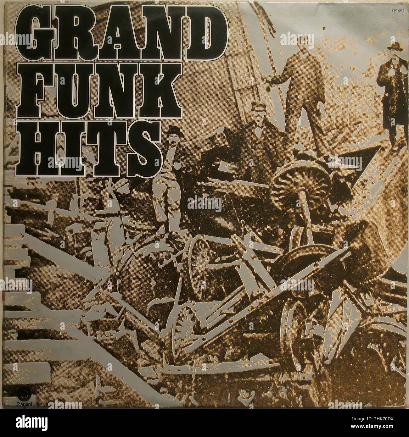 Vintage vinyl record cover - Grand Funk Hits Stock Photo - Alamy