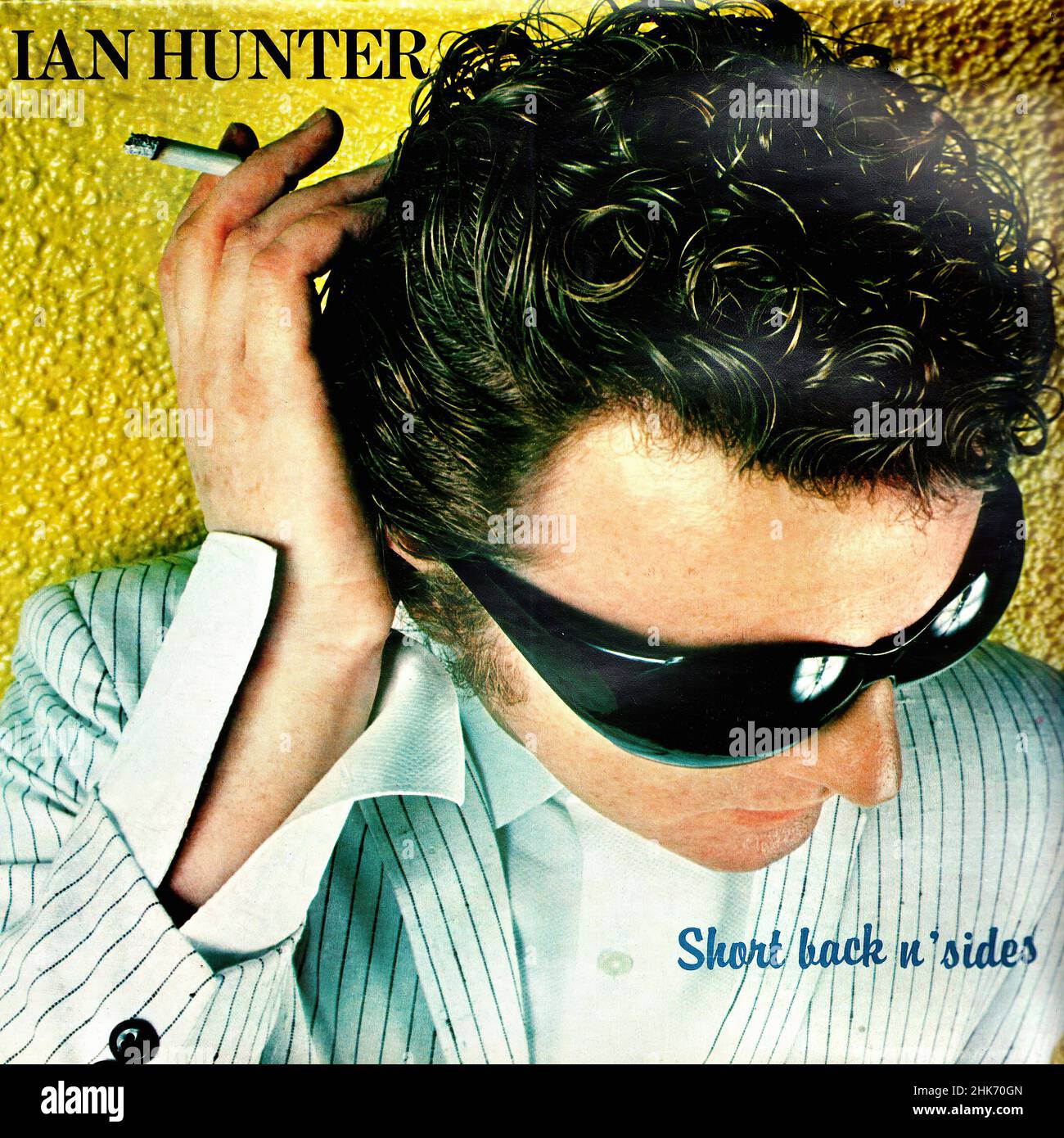 Vintage vinyl record cover - Hunter, Ian - Short Back n' Sides - D - 1981 Stock Photo