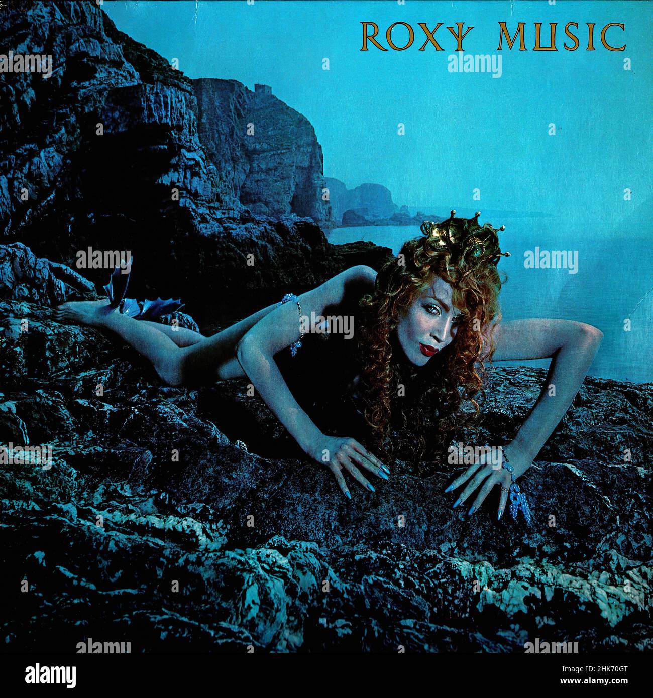 Vintage vinyl record cover - Roxy Music - Siren - D - 1975 Stock Photo