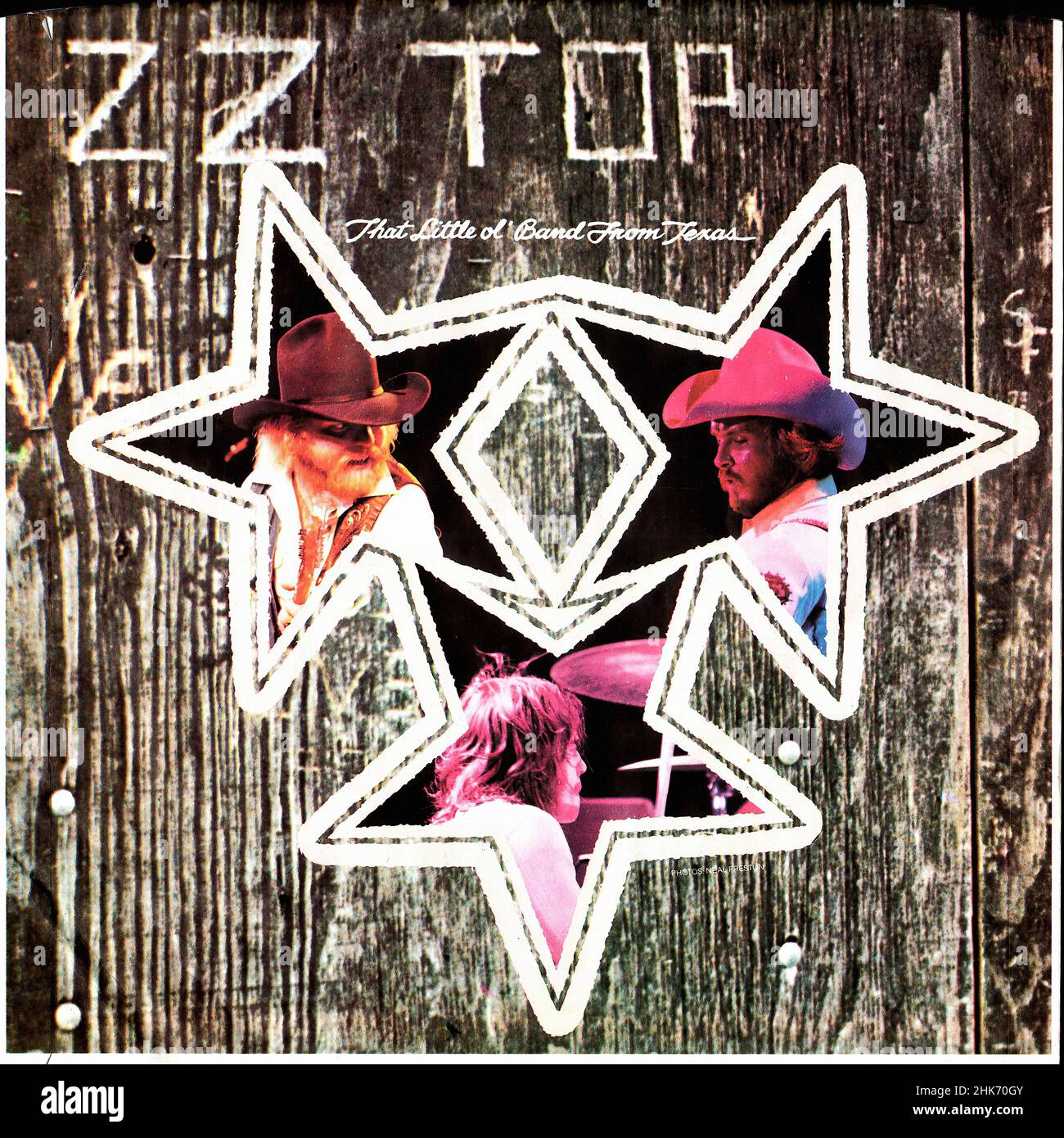 Vintage vinyl record cover ZZ Top Fandango D 1975 Stock Photo