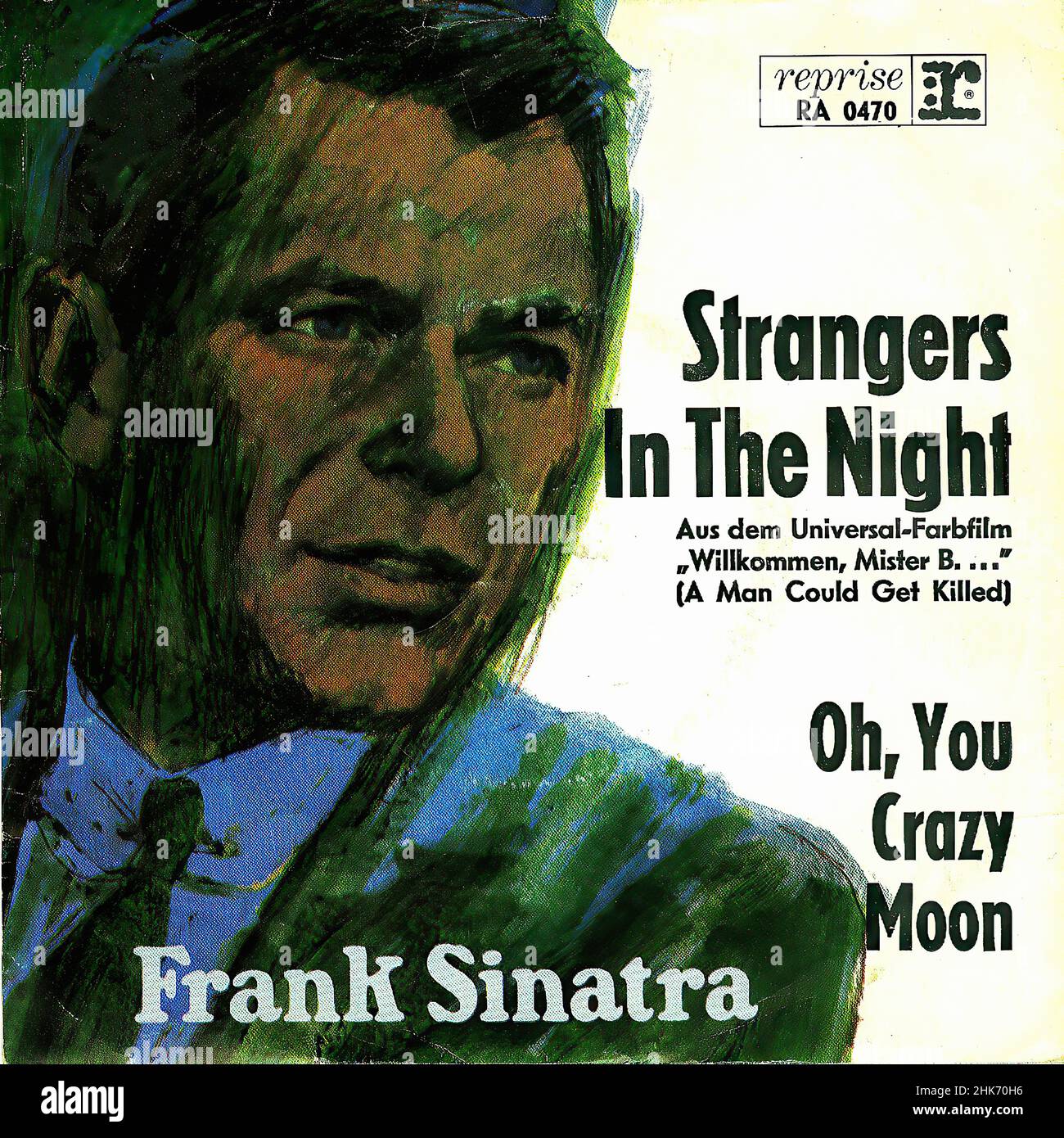 Vintage vinyl record cover - Sinatra, Frank  - Strangers In The Night - D - 1966 00001 Stock Photo