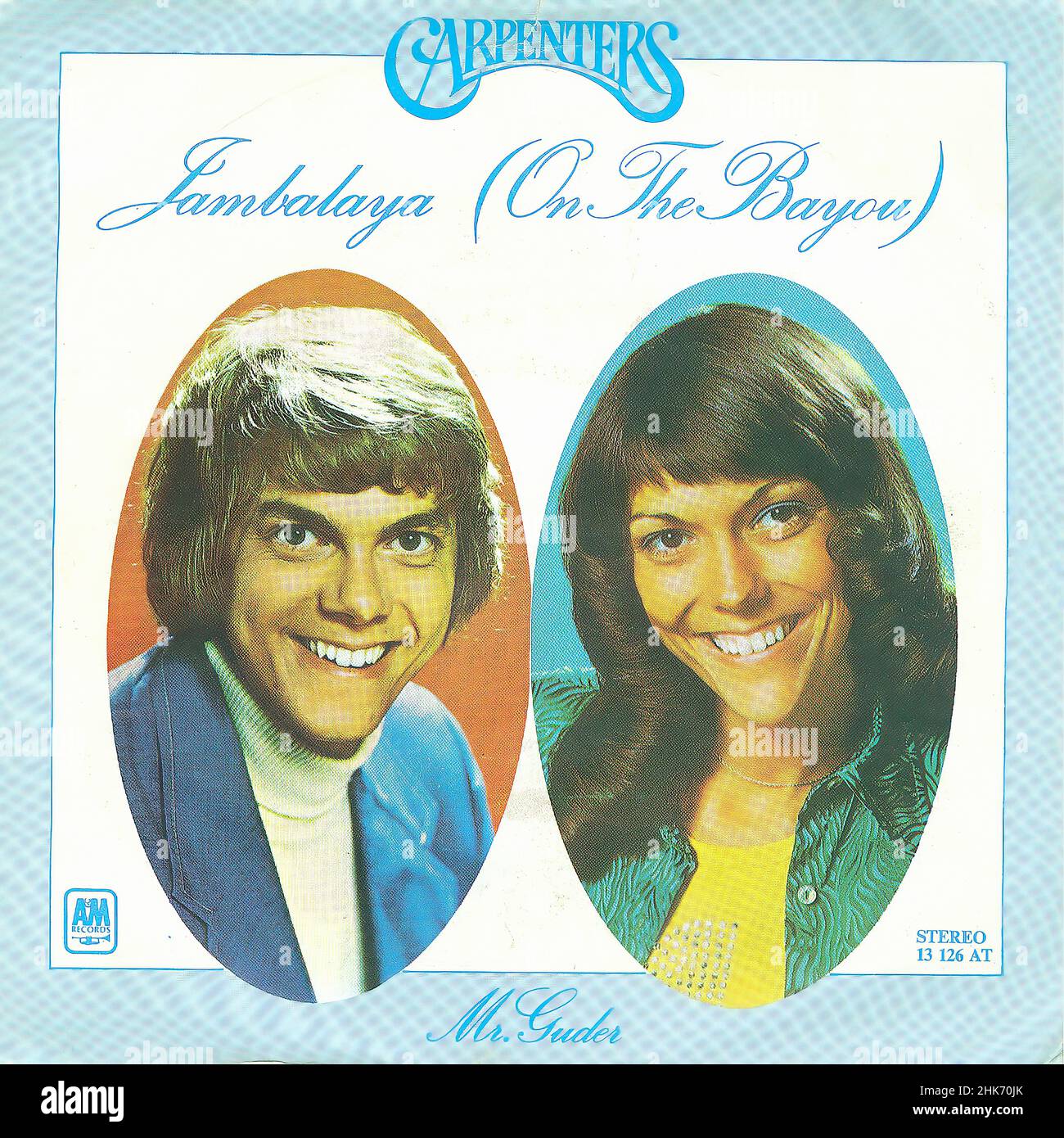 Vintage vinyl record cover Carpenters Jambalaya NL 1974 Stock
