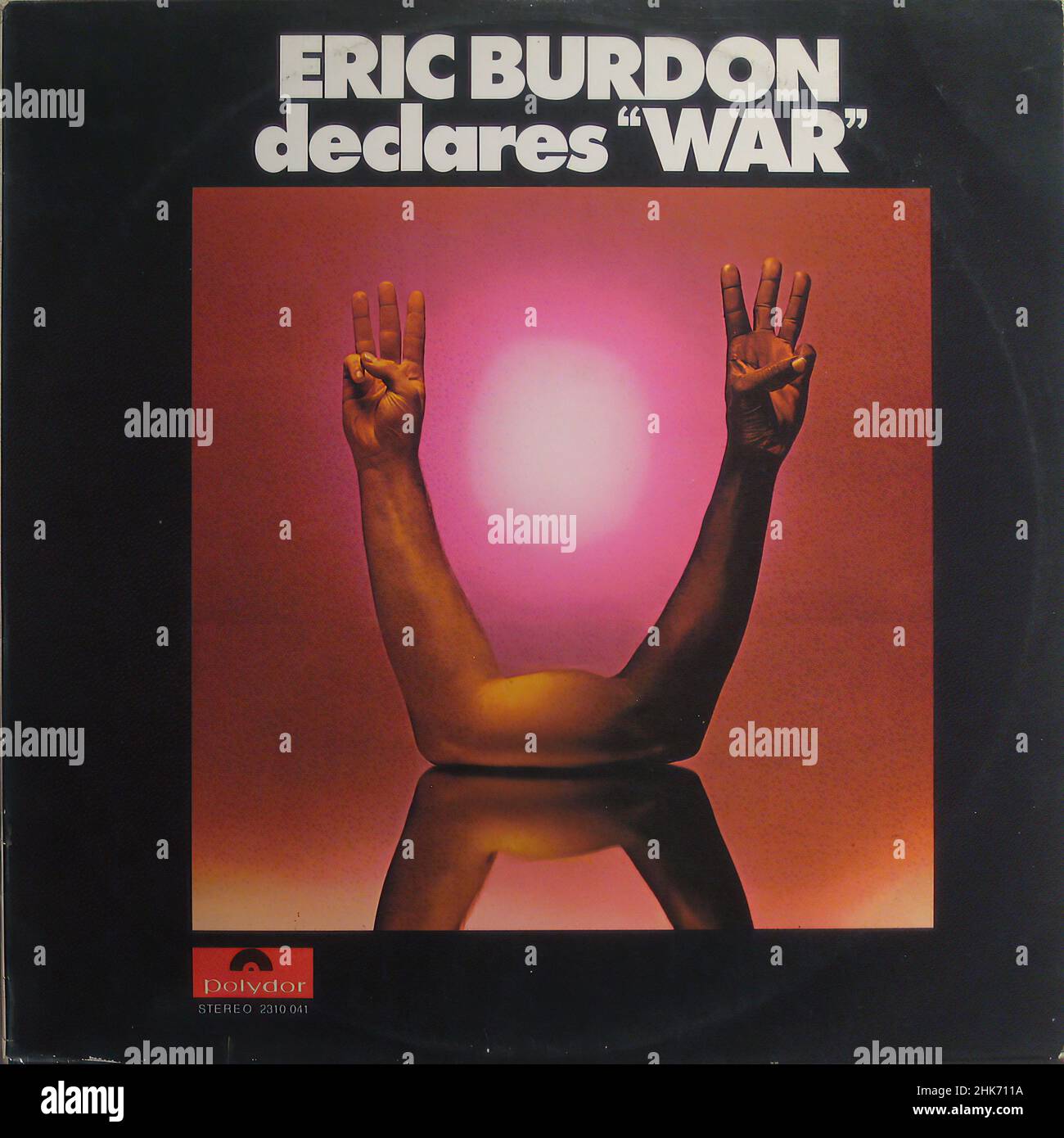 Vintage vinyl record cover - Eric Burdon Declares War Stock Photo - Alamy