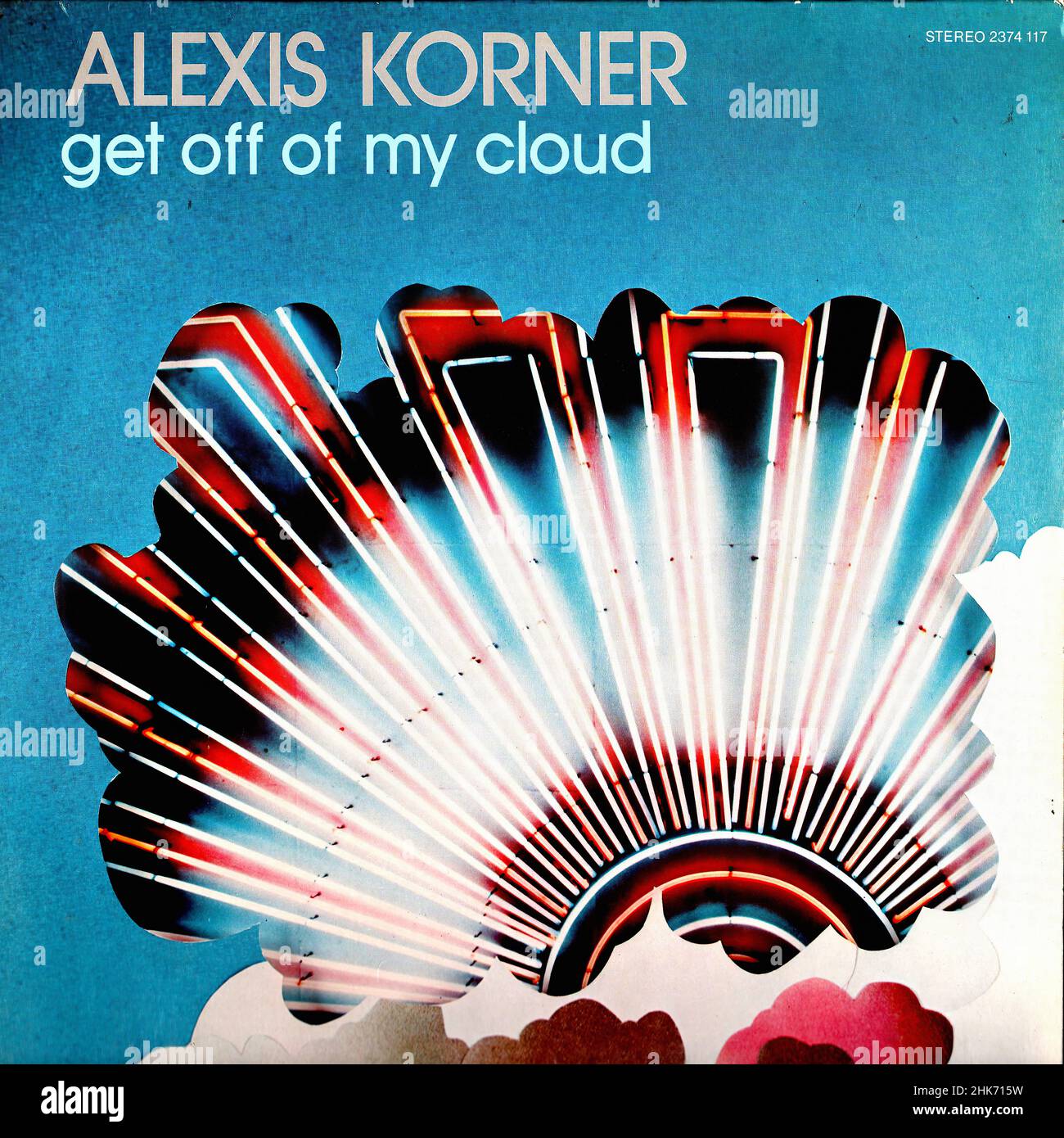 Vintage vinyl record cover - Korner, Alexis - Get Off Of My Cloud - D - 1975 Stock Photo