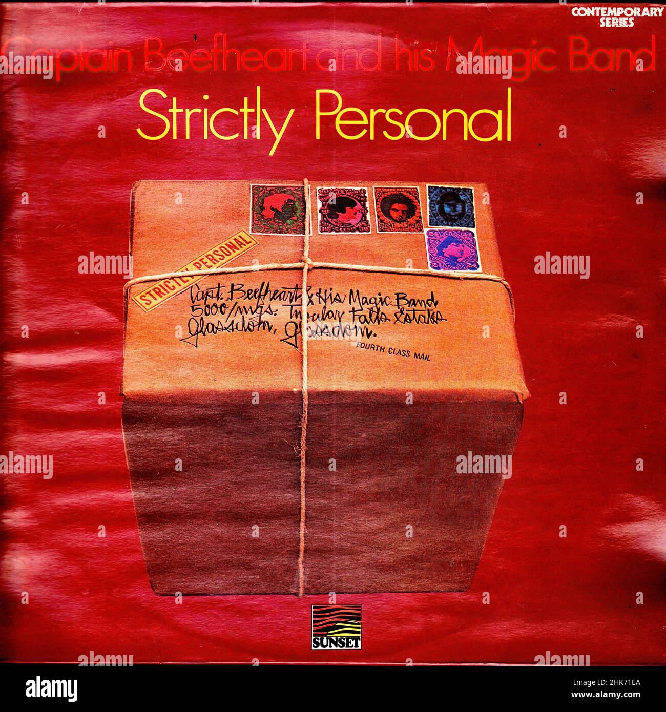 Vintage vinyl record cover - Captain Beefheart - Strictly Personal - UK -  1968-ReRel 1971 Stock Photo - Alamy