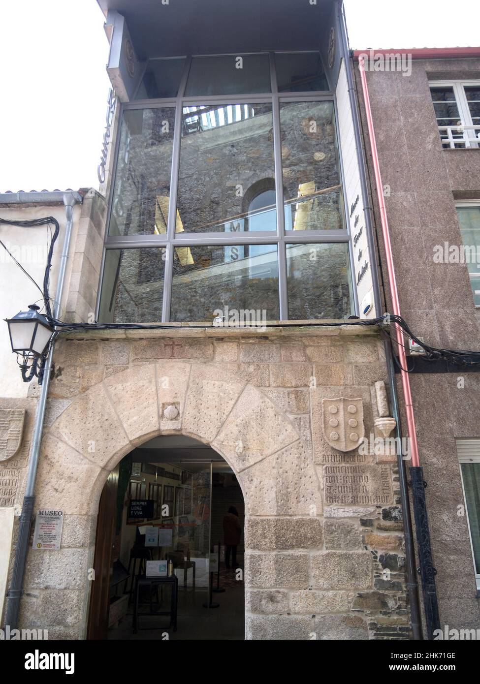 Museo Tierra de Melide. Melide. La Coruña. Galicia. España Stock Photo