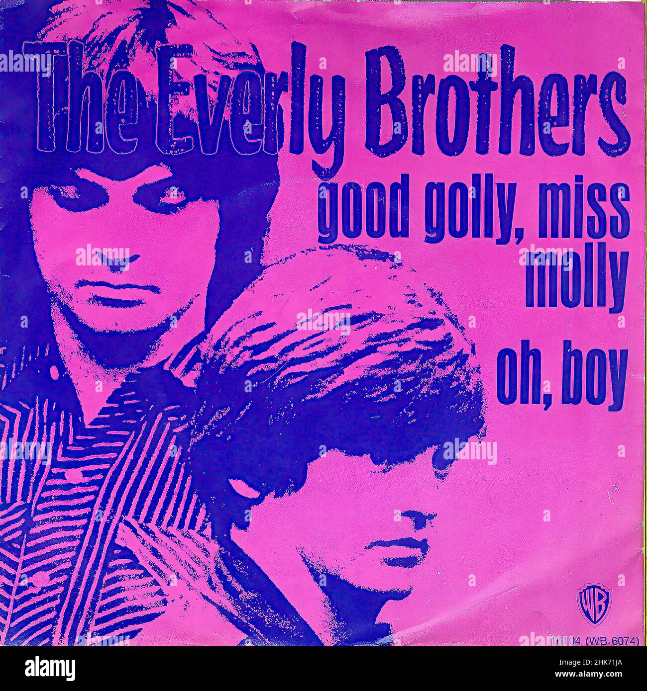 Vintage vinyl record cover Everly Brothers, The Good Golly Miss
