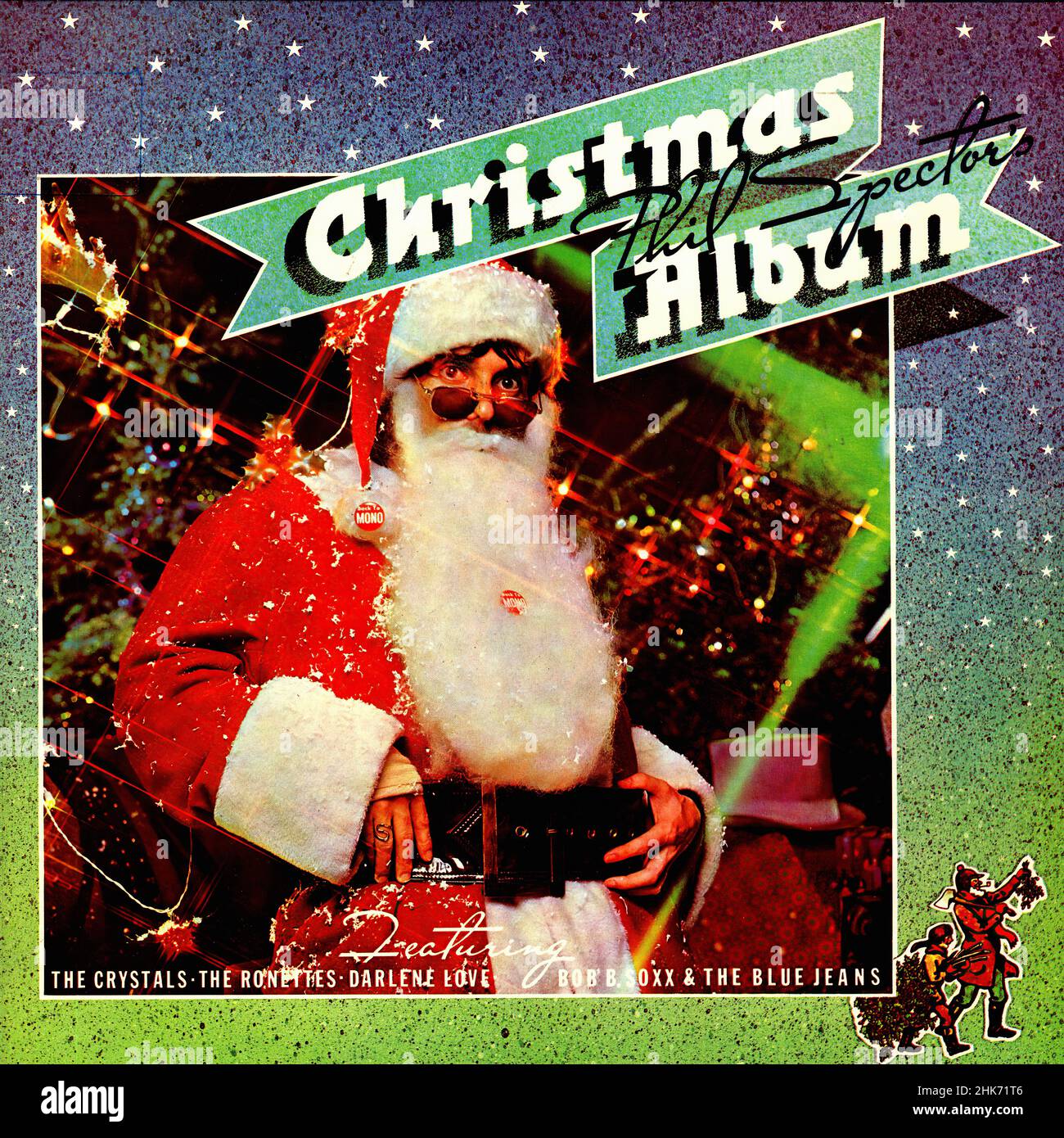 Vintage vinyl record cover various Phil Spectors Christmas Album
