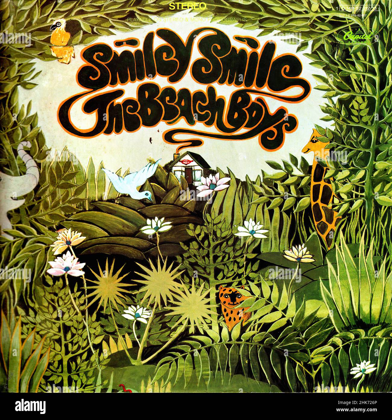 Vintage vinyl record cover - Beach Boys , The - Pet Sounds + Smiley Smile -  DLP - D - 1973 Stock Photo - Alamy