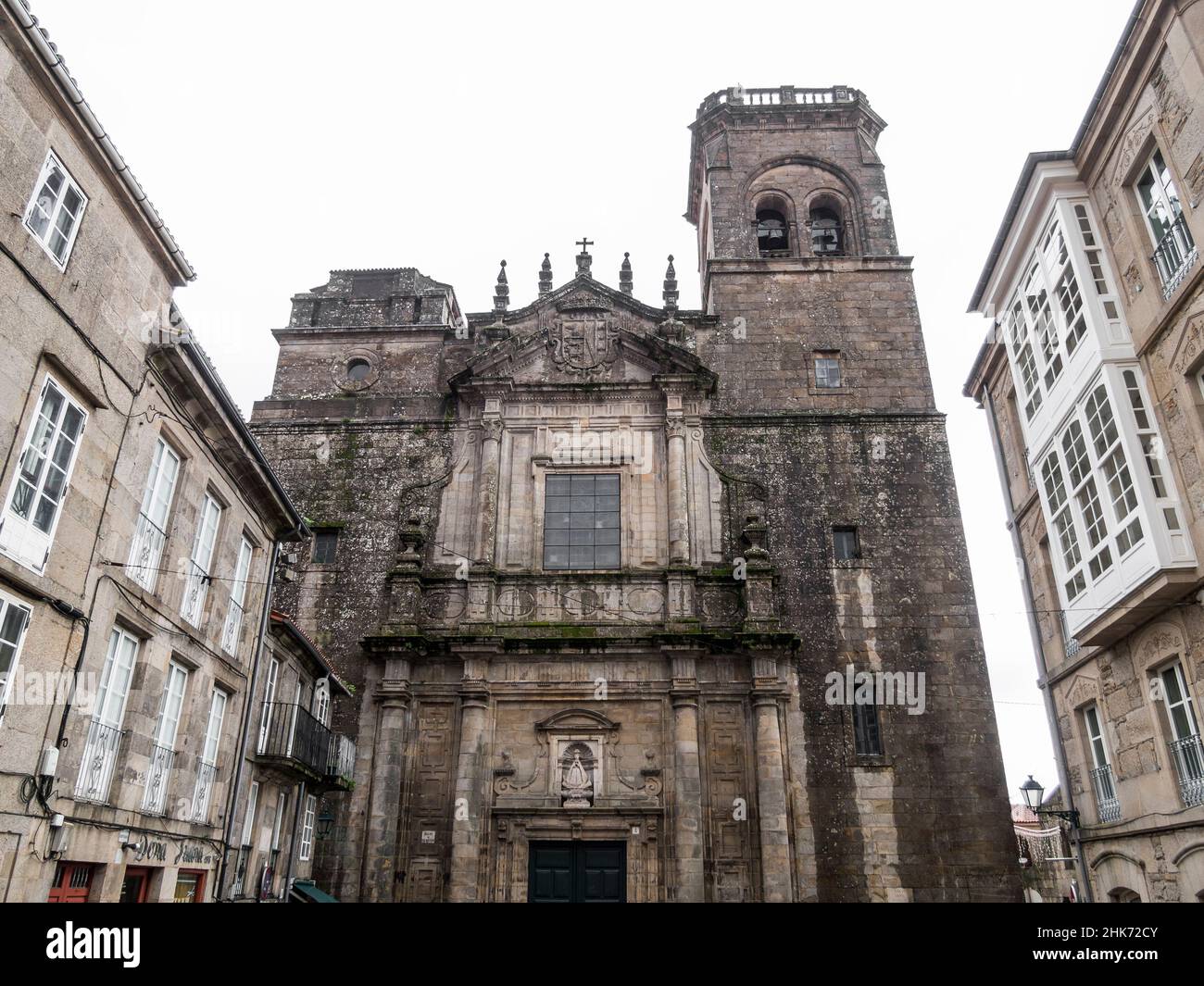 Iglesia de San Agustín. Santiago de Compostela. La Coruña. Galicia. España Stock Photo