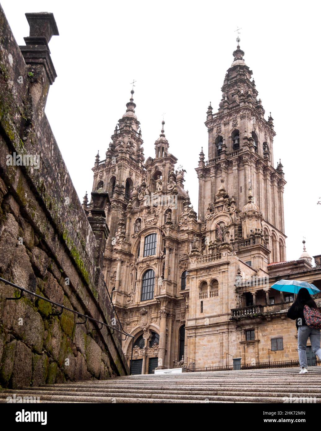 Catedral de Santiago de Compostela. La Coruña. Galicia. España Stock Photo