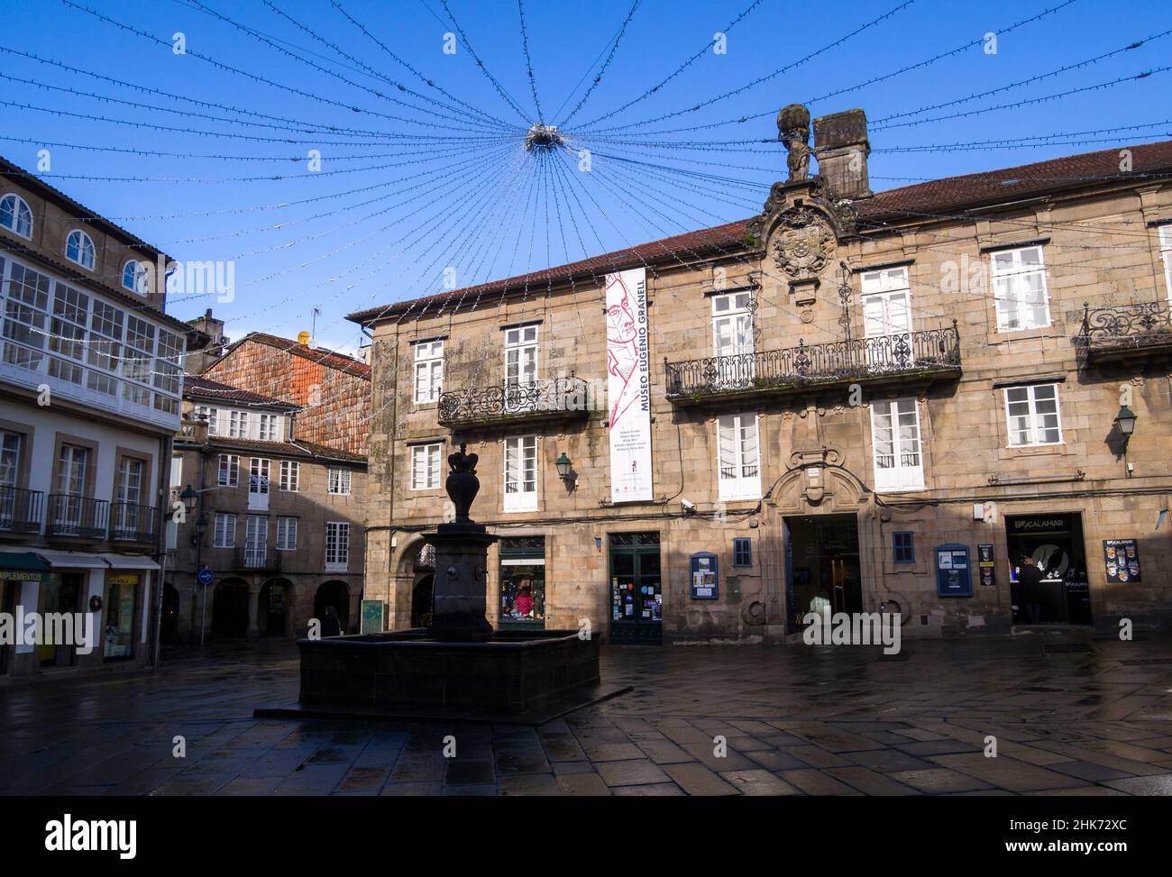 Plaza del Toural. Santiago de Compostela. La Coruña. Galicia. España Stock Photo