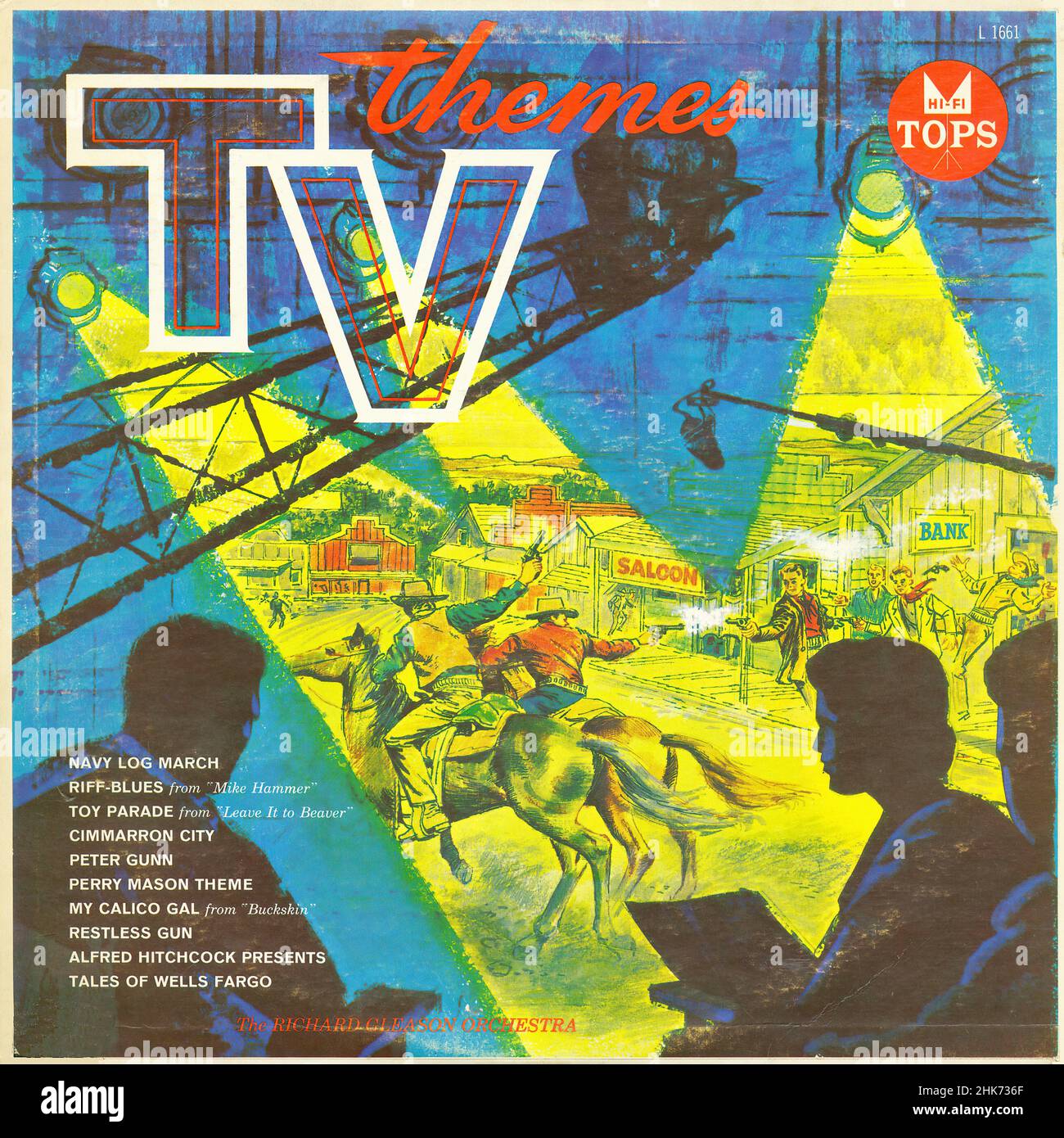 TV Themes Vintage Soundtrack Vinyl Album Stock Photo Alamy
