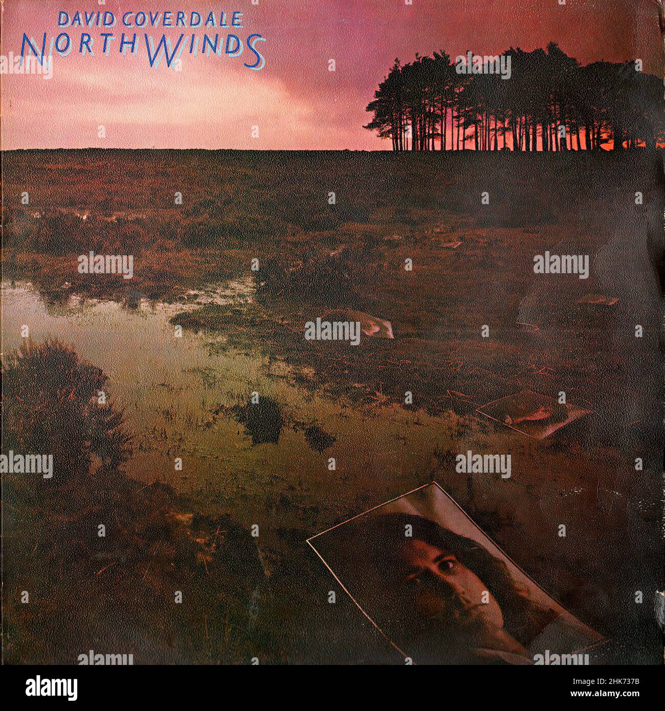 Vintage vinyl record cover - David Coverdale - Northwinds  - UK - 1978 Stock Photo