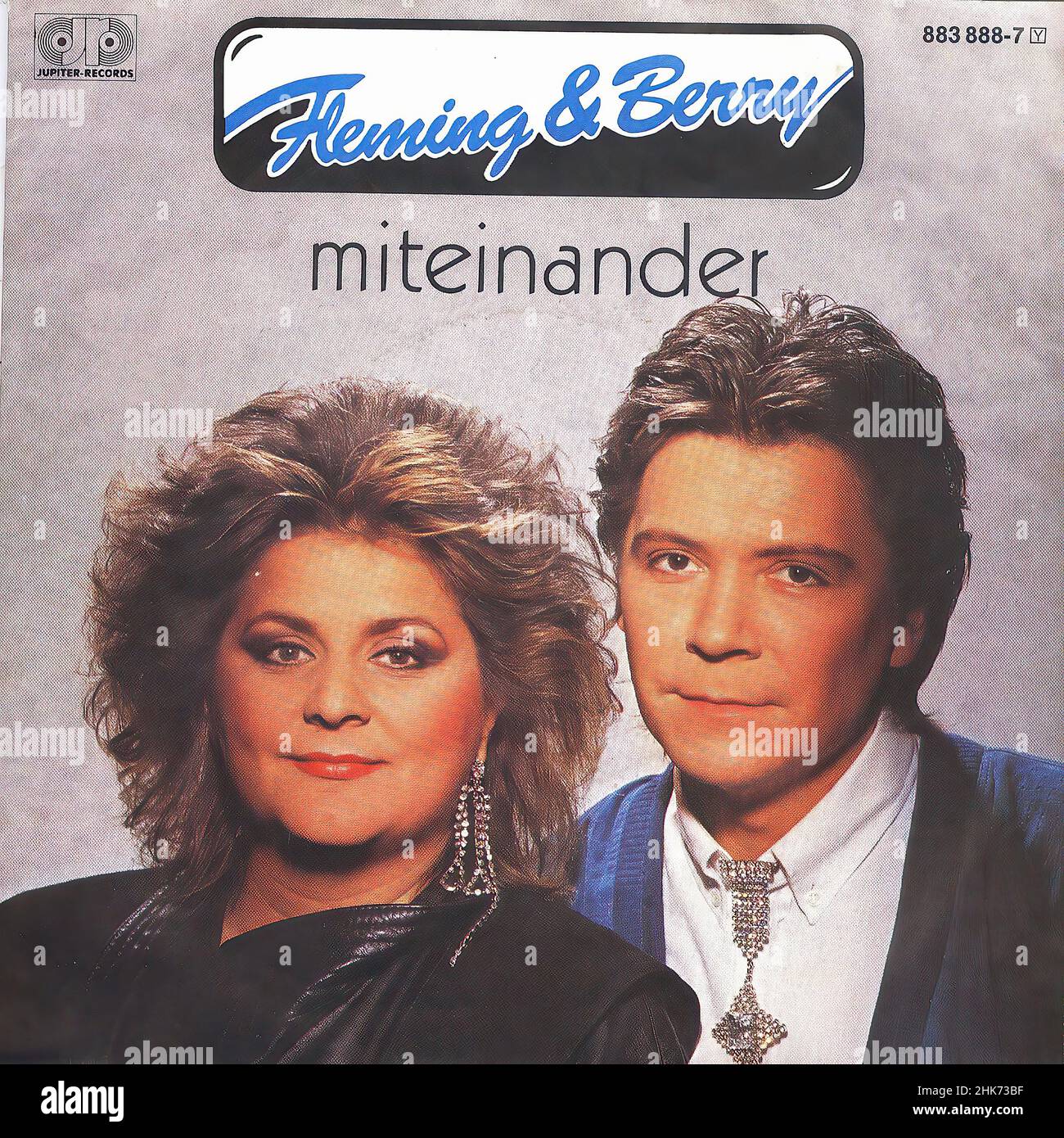Vintage vinyl record cover - Fleming, Joy & Berry - Miteinander - D - 1986 h Stock Photo