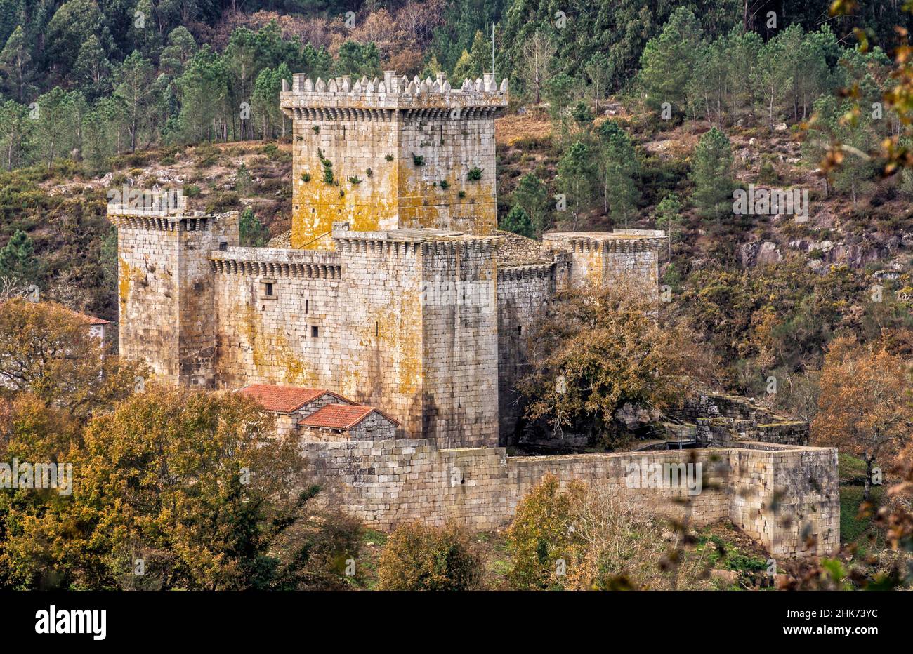 Castillo de Pambre. Palas de Rey. Lugo. Galicia. España Stock Photo Alamy