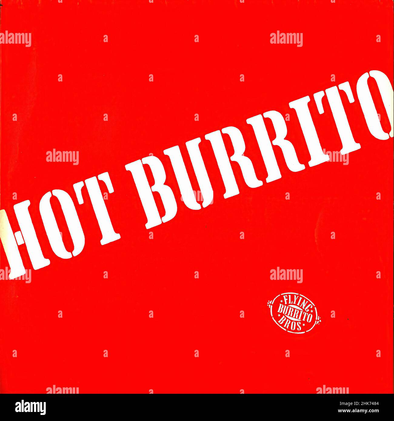Vintage vinyl record cover Flying Burrito Bros, The Hot Burrito