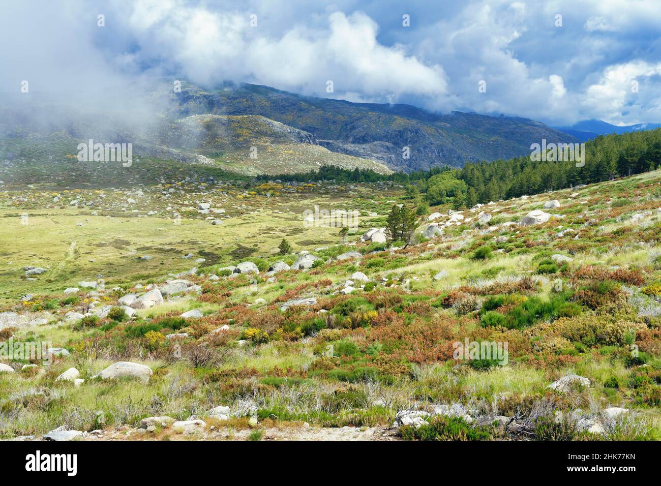Mountainscape, Serra da Estrela, Portugal Stock Photo
