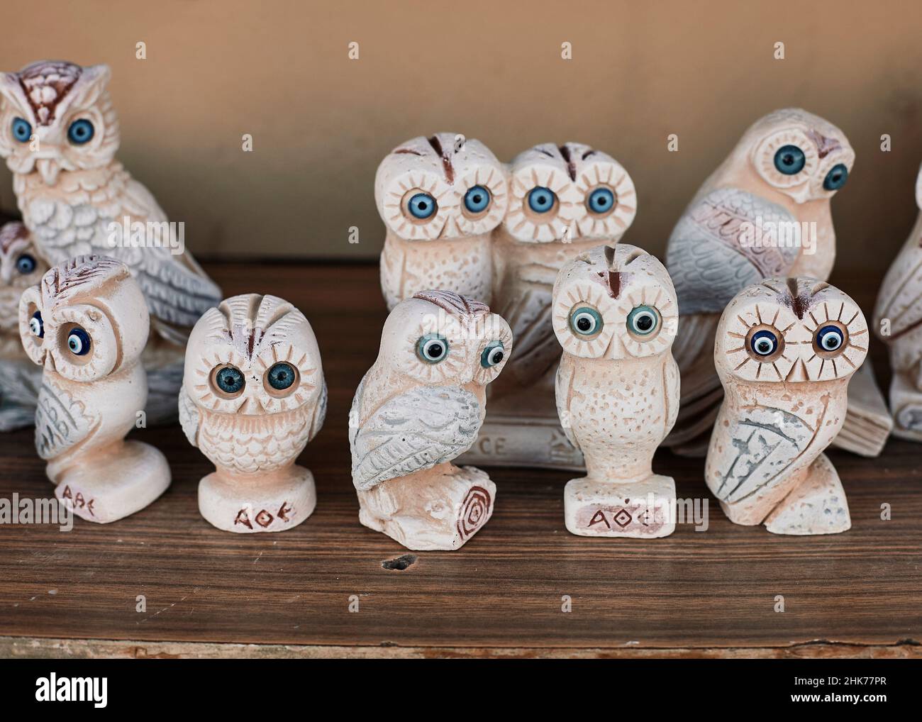 Owl, souvenir from Athens Greece Stock Photo