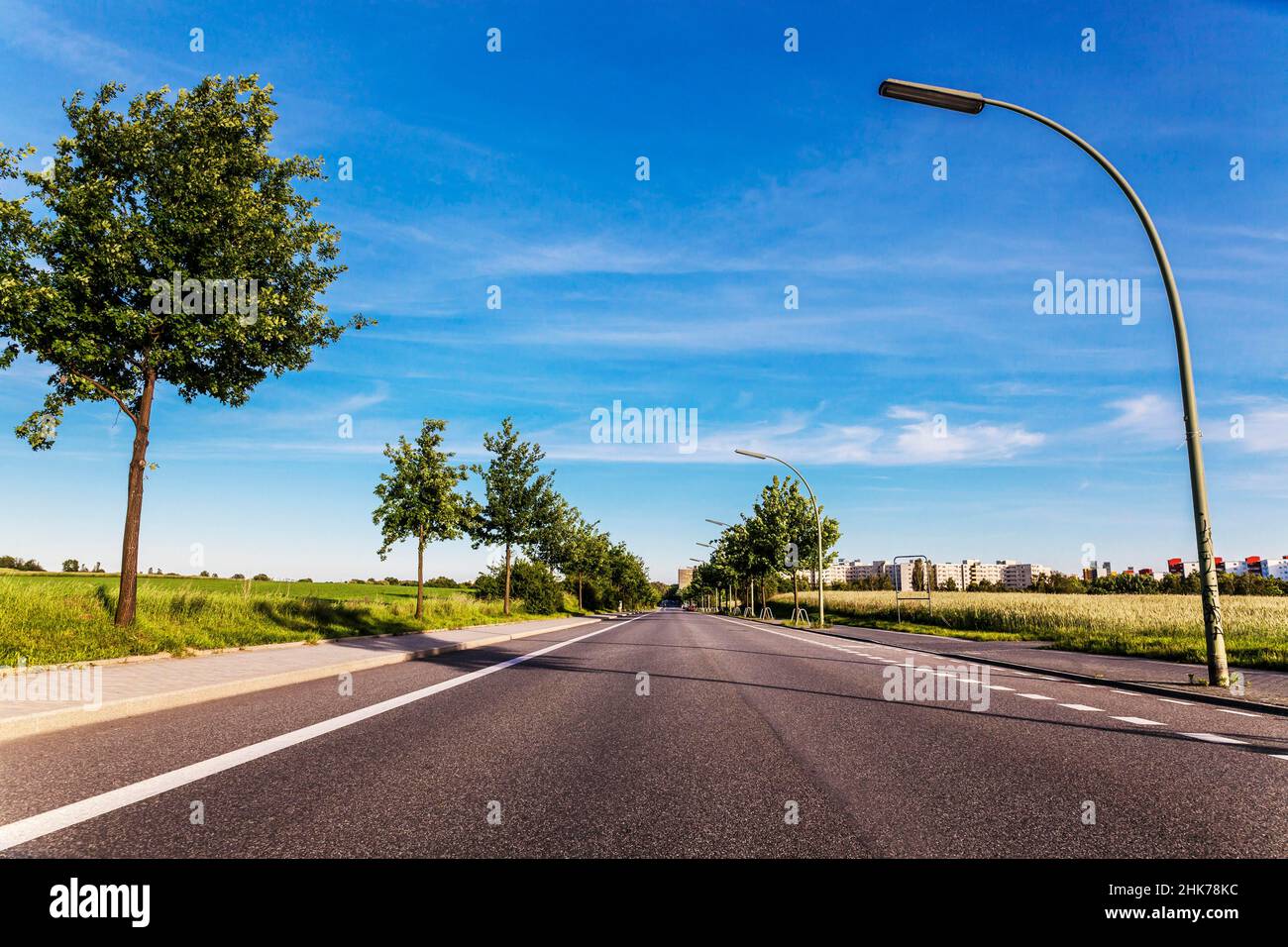 North germany road hi-res stock photography and images - Alamy