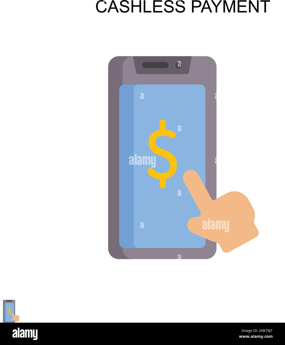 Cashless payment sign hi-res stock photography and images - Alamy