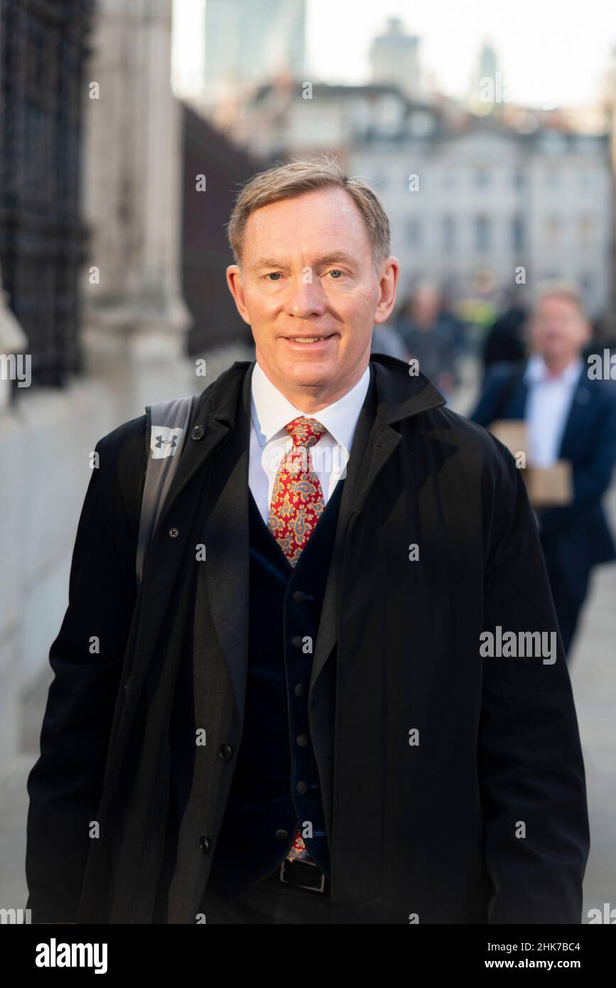 Chris Bryant MP arriving at Parliament Stock Photo