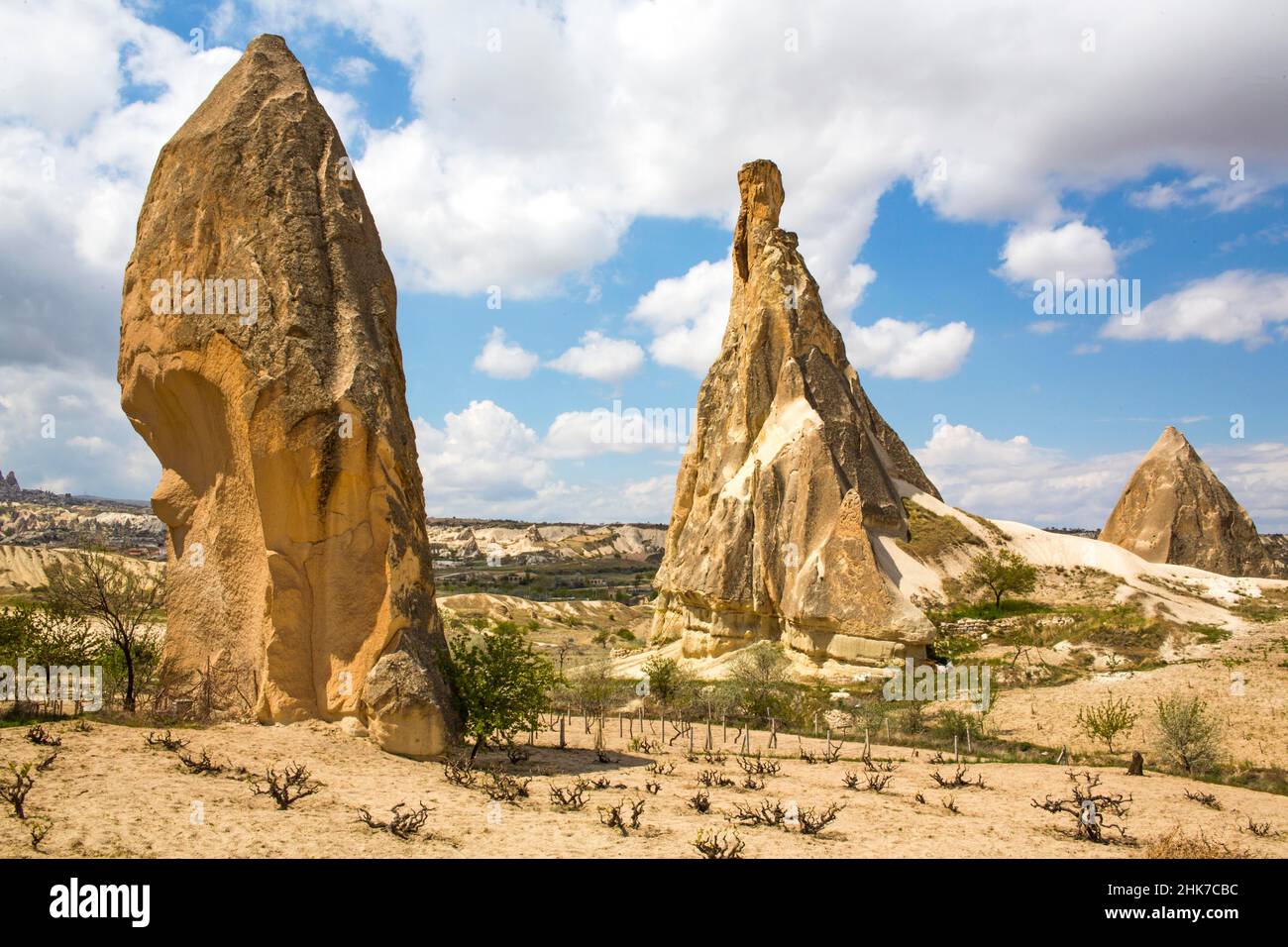 Residential towers, Kiliclar Valley, fantastic tuff formations