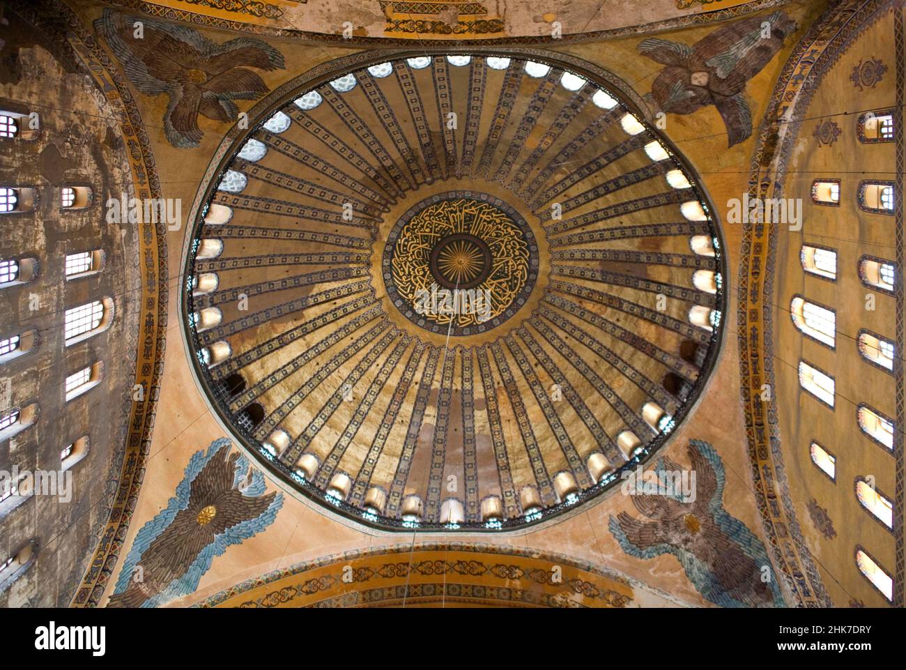 Hagia Sophia, Dome, Istanbul, Turkey Stock Photo