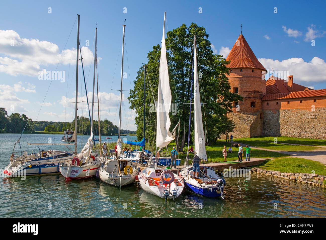 Trakai Rudeni Trakai island castle photography hi-res stock photography and images ...