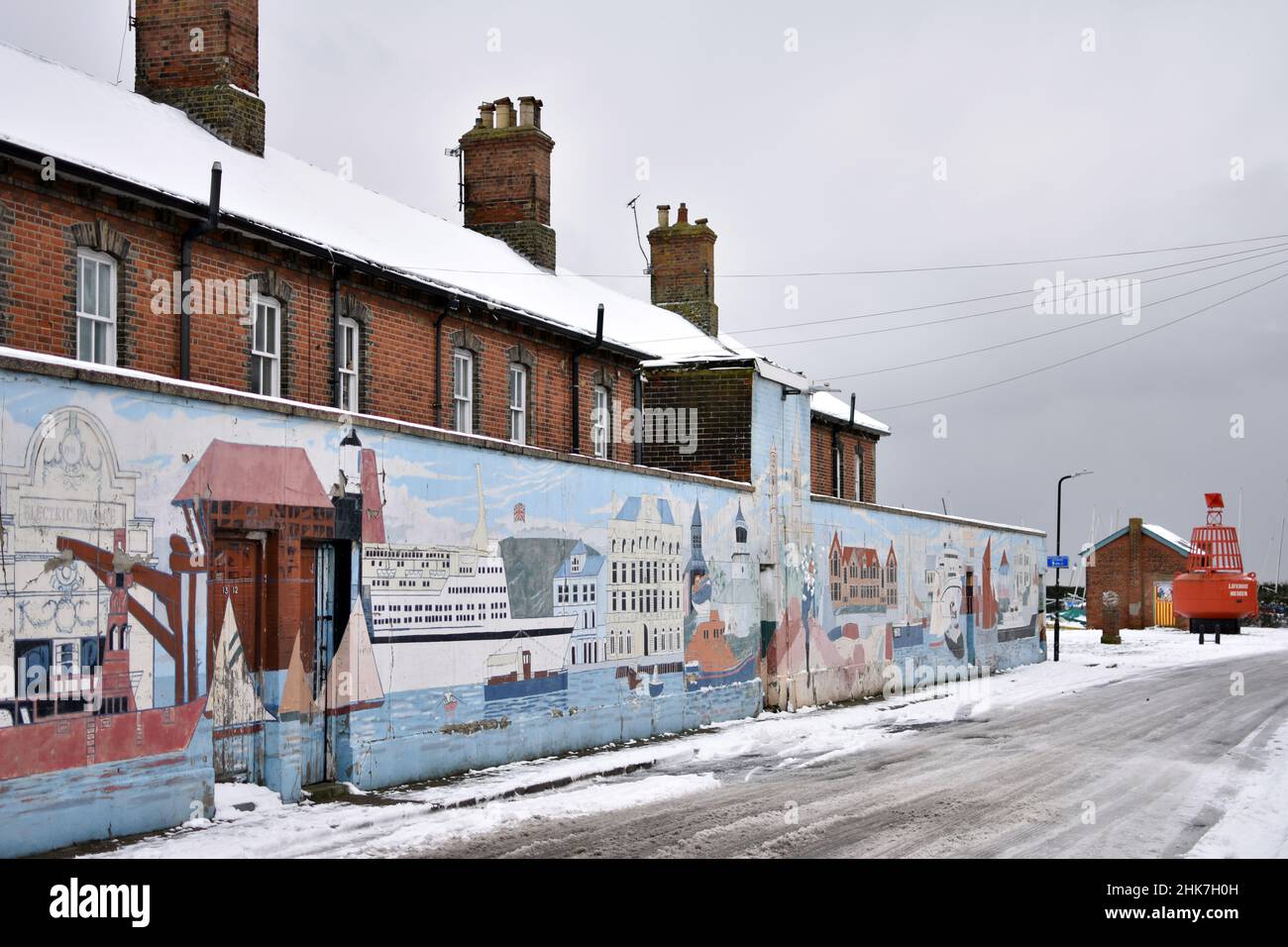 The Wellington Road or Harwich Mural commissioned by the Harwich