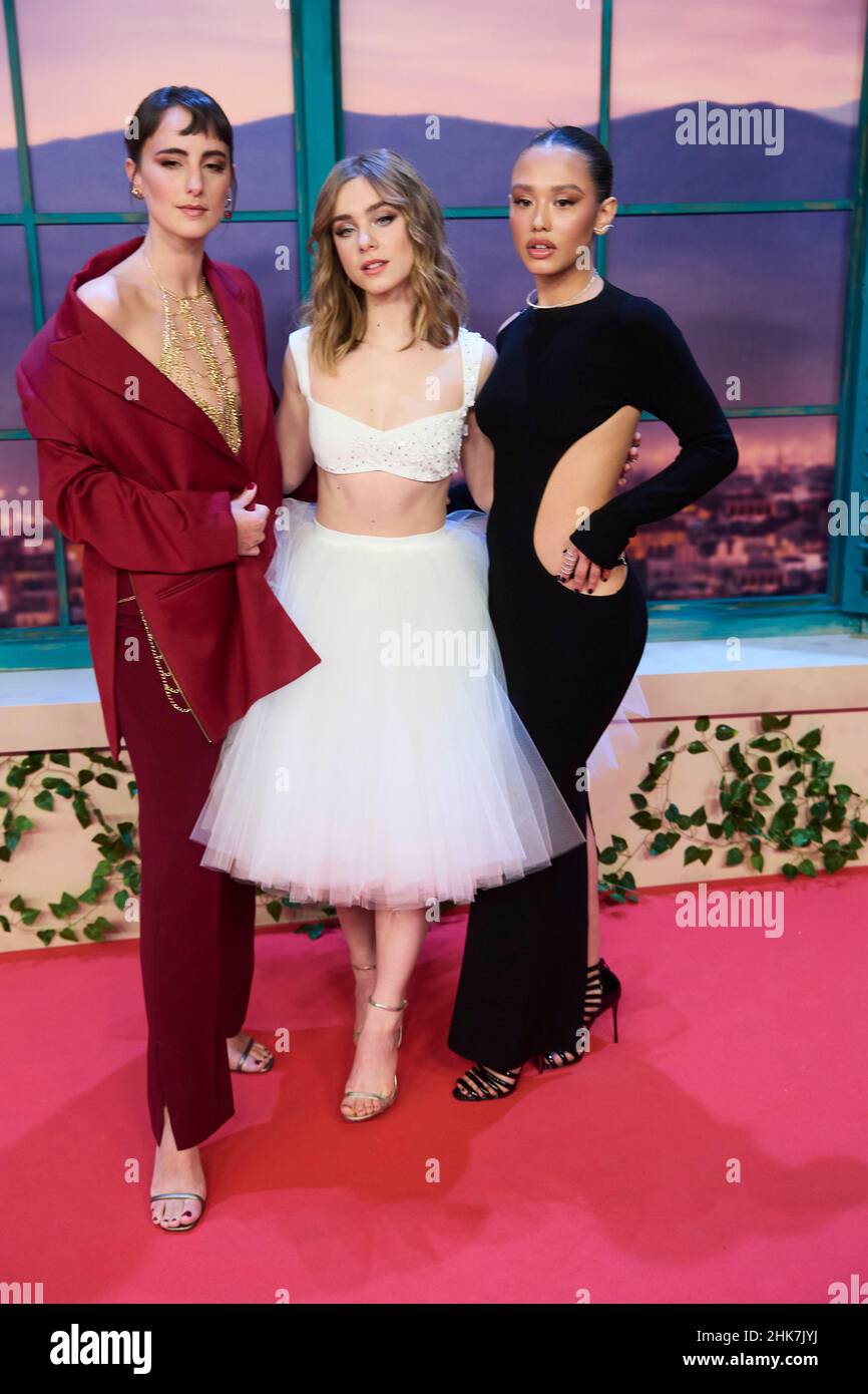 February 2, 2022, Madrid, Madrid, Spain: Clara Galle, Emiio Lazo