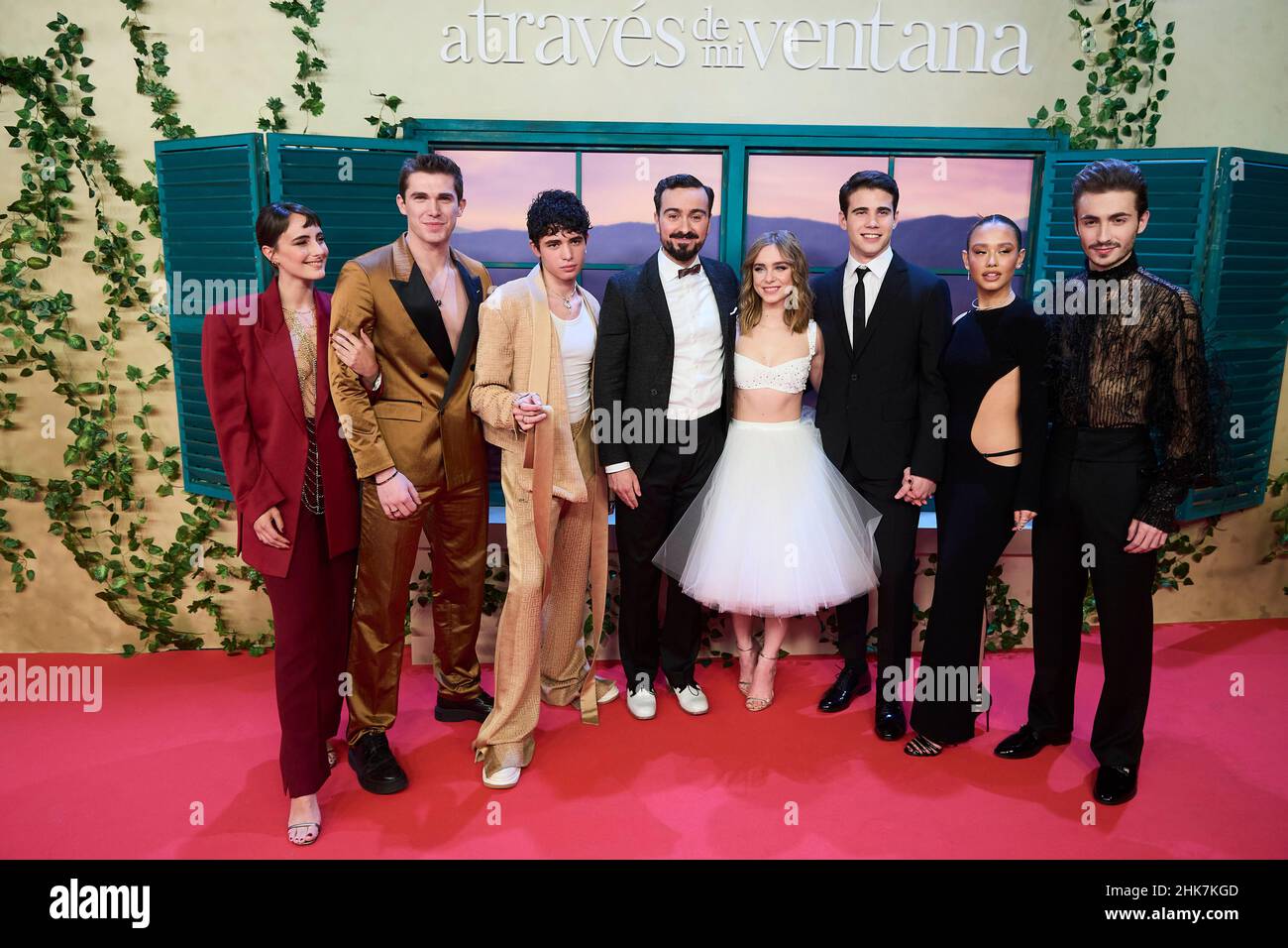 Madrid. Spain. 20220202, Emilia Lazo, Eric Maspi, Julio Pena, Hugo