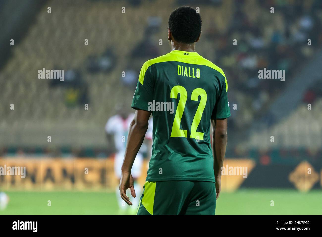 CAMEROON, Yaounde, 02 February 2022 - Abdou Diallo of Senegal during the Africa Cup of Nations play offs semi final match between Burkina Faso and Senegal at Stade Ahmadou Ahidjo,Yaounde, Cameroon, 02/02/2022/ Photo by SF Stock Photo