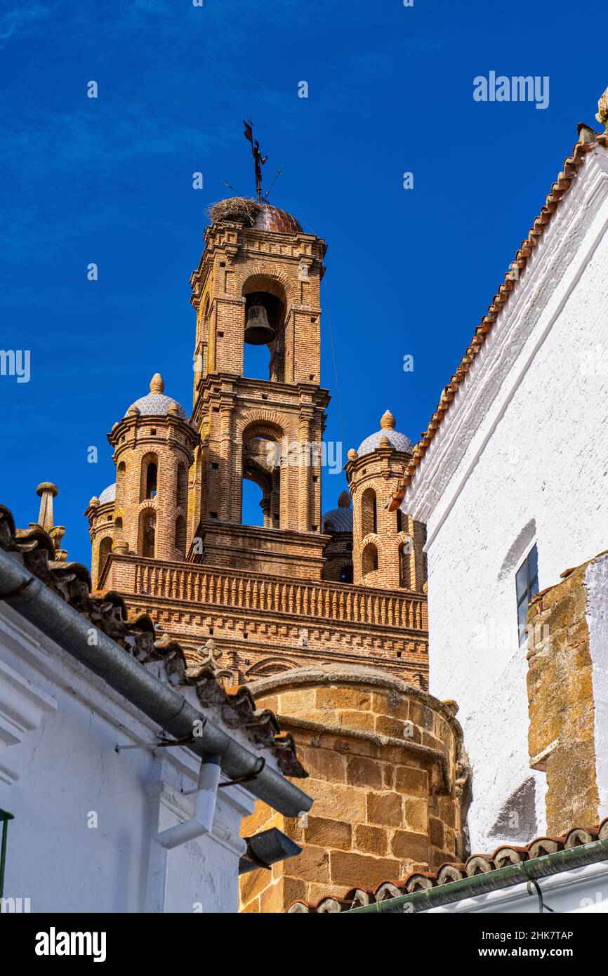 Church of Our Lady of Granada, Llerena, Extremadura in Spain Stock Photo
