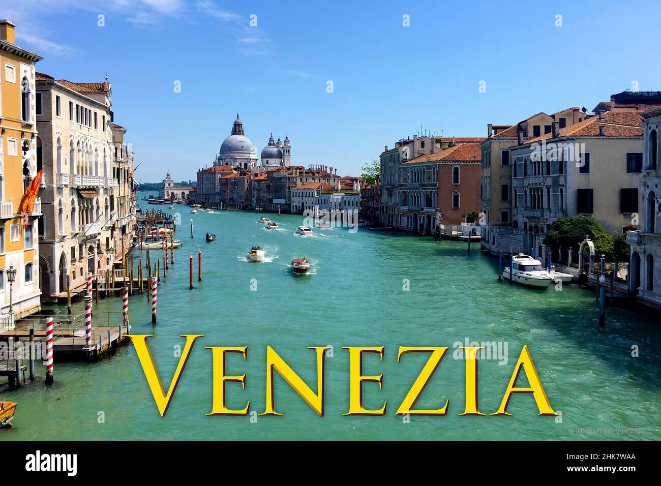 Poster of Grand Canal in Venice, Italy Stock Photo