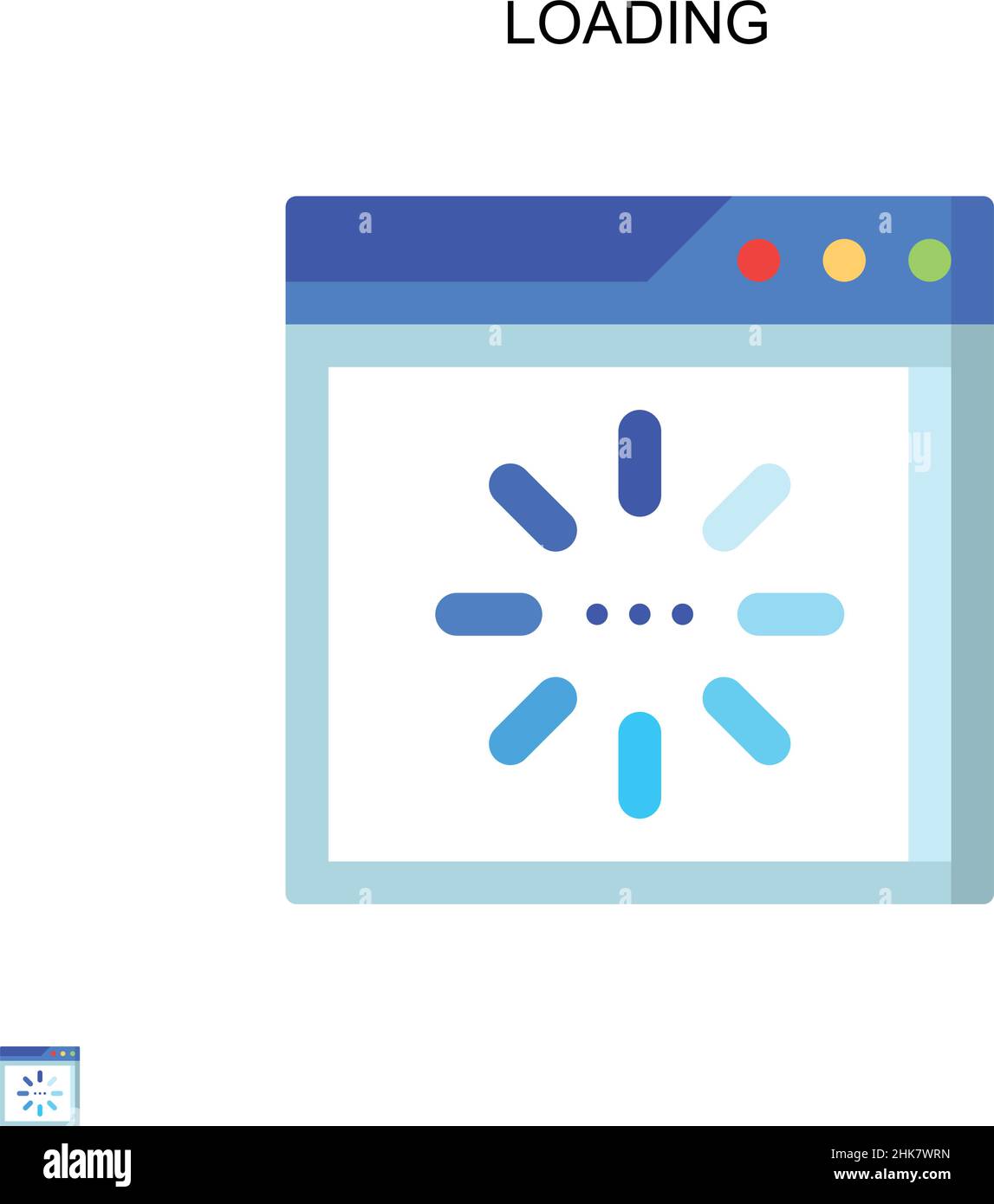 Loading symbol computer Stock Vector Images - Alamy