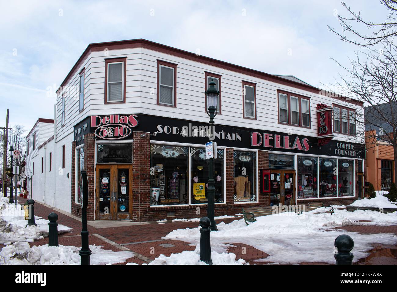An Old Five and Ten Store in The City of Cape May New Jersey Stock Photo