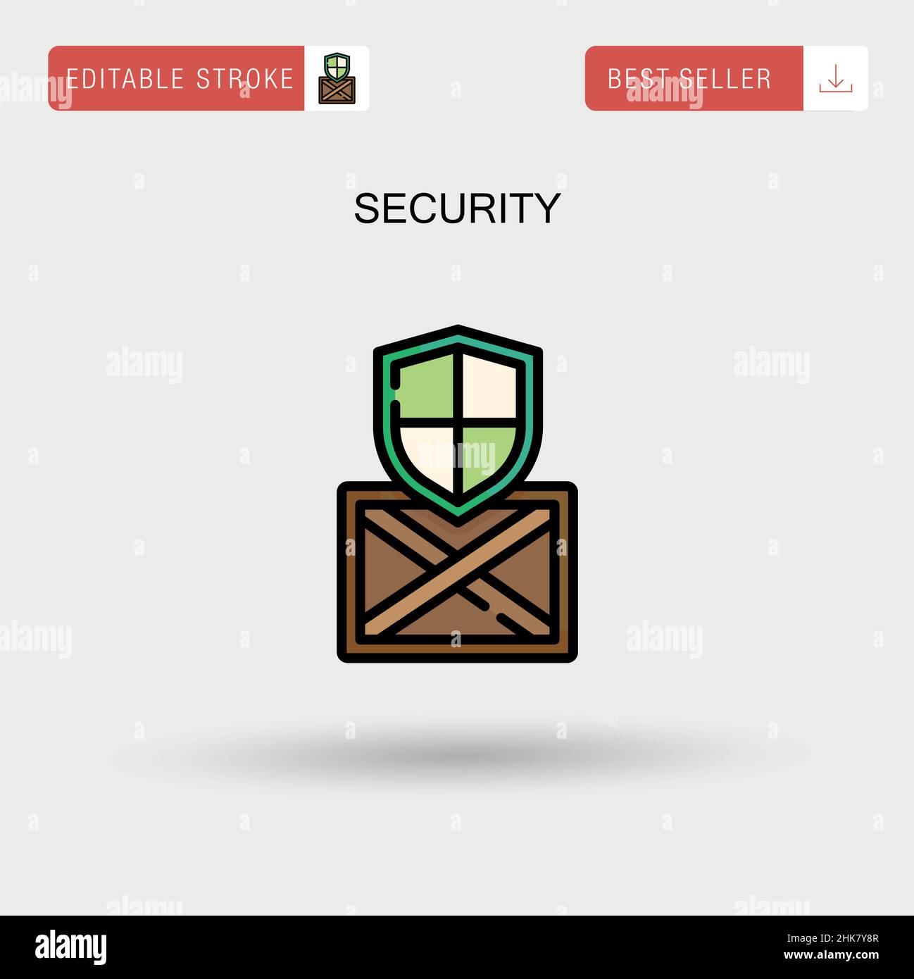 Security Simple vector icon Stock Vector Image & Art - Alamy