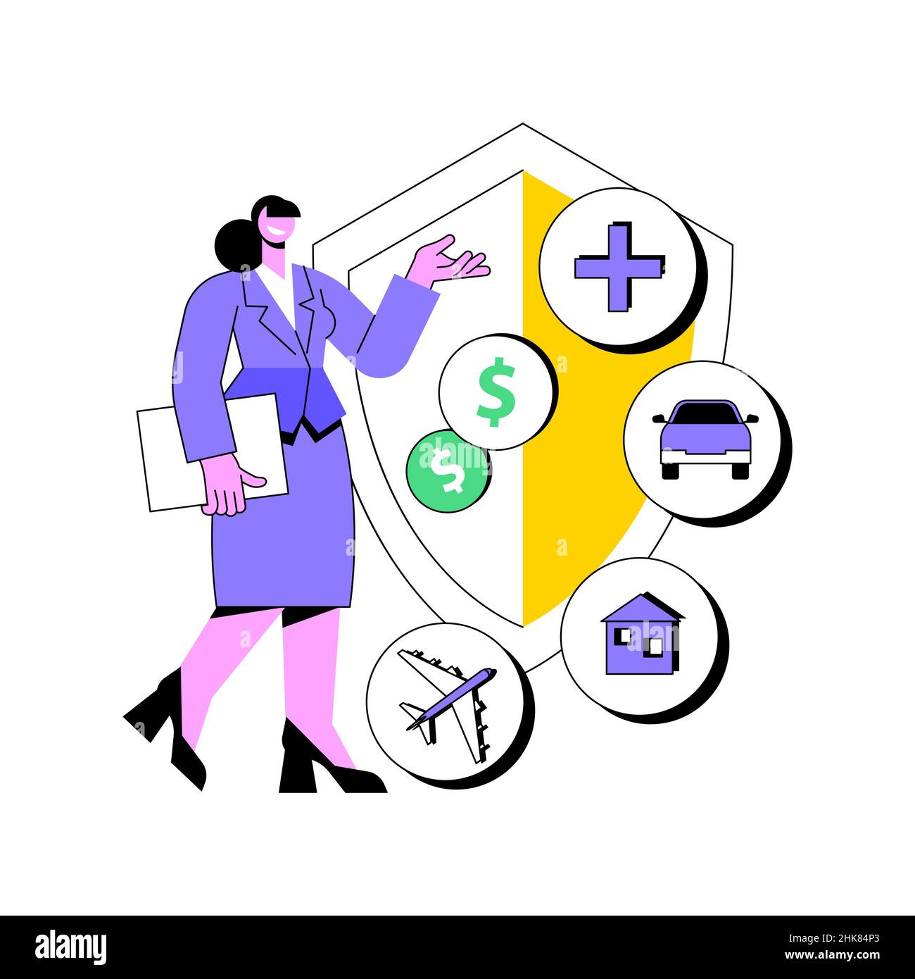 Commercial compensation Stock Vector Images Alamy